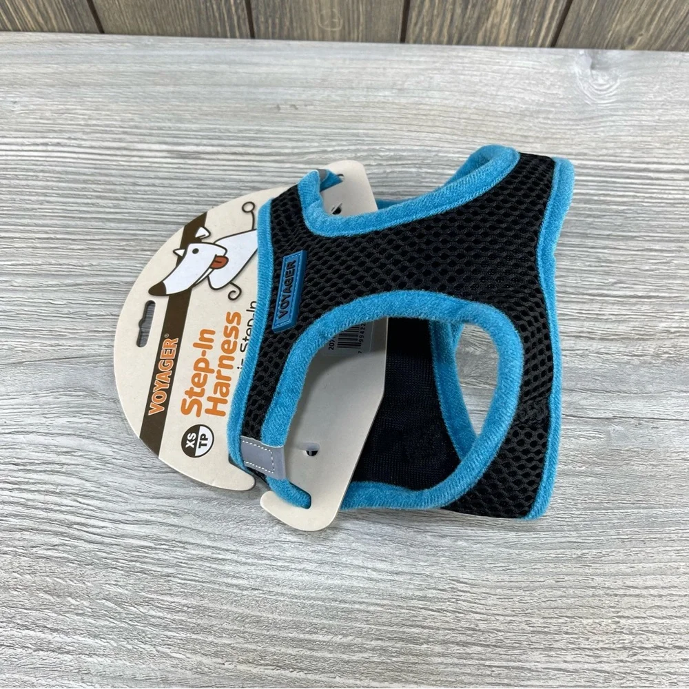 Voyager Step-In Air Dog Harness - All Weather Mesh Blue XS Size For Small Dogs